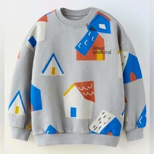 Zara crew neck sweatshirt